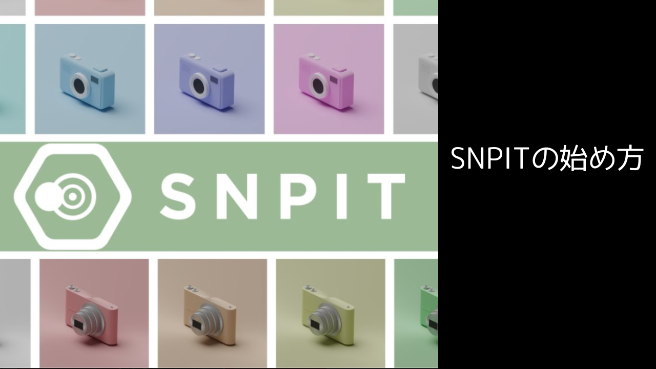 SNPITをイメージしたミニチュアのカメラ