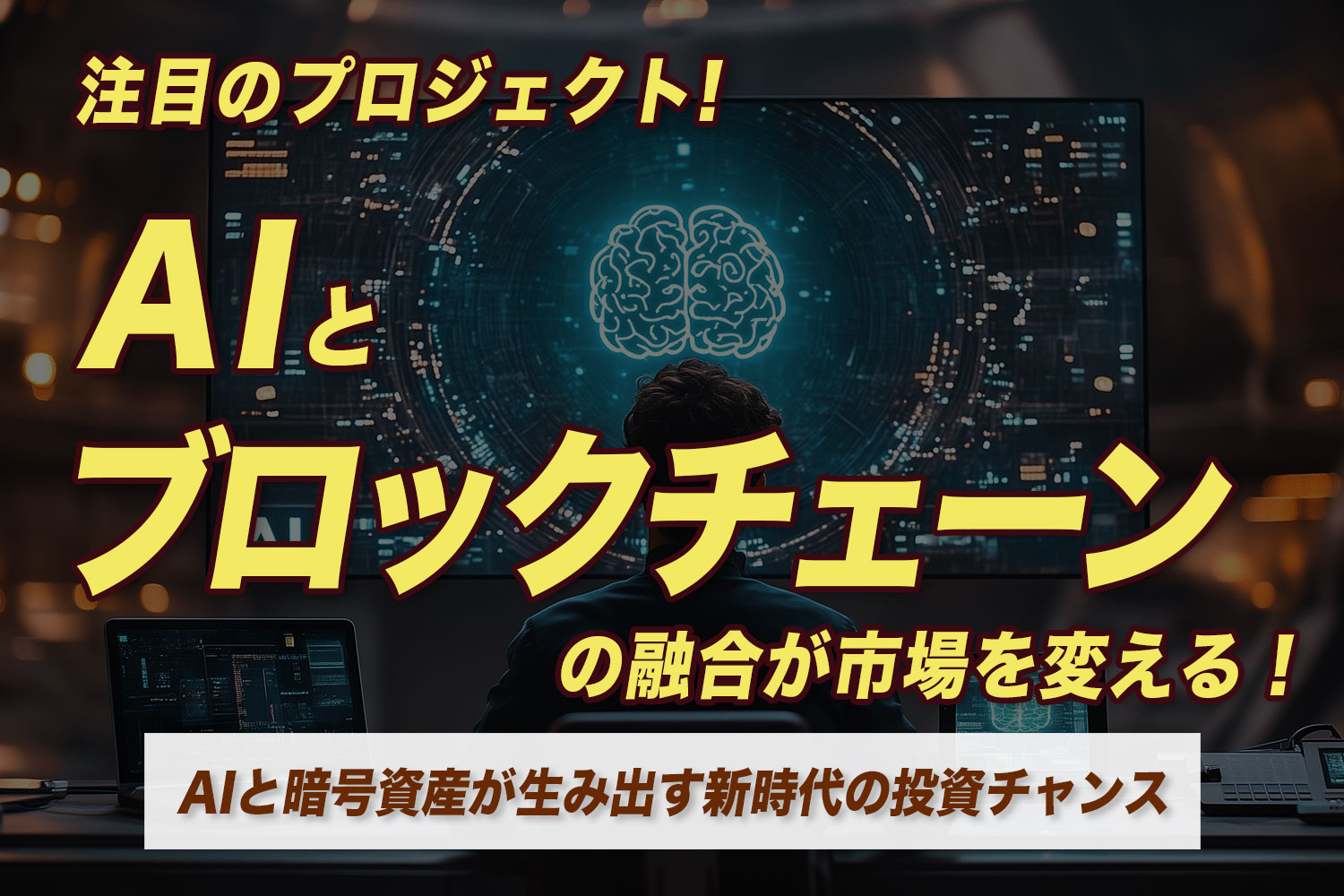 AIとブロックチェーンの融合が市場を変える！AIと暗号資産が生み出す新時代の投資チャンス