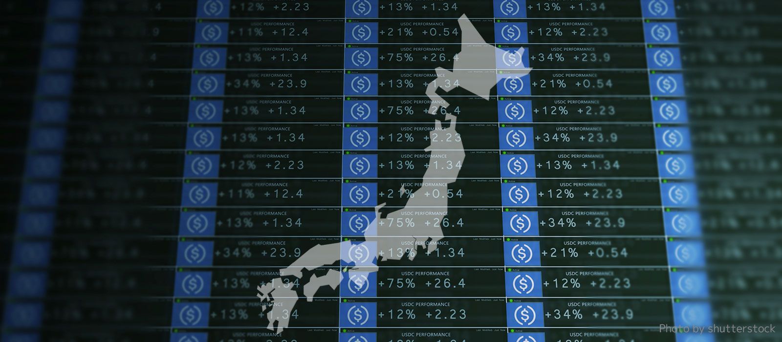 日本とUSDCのイメージ