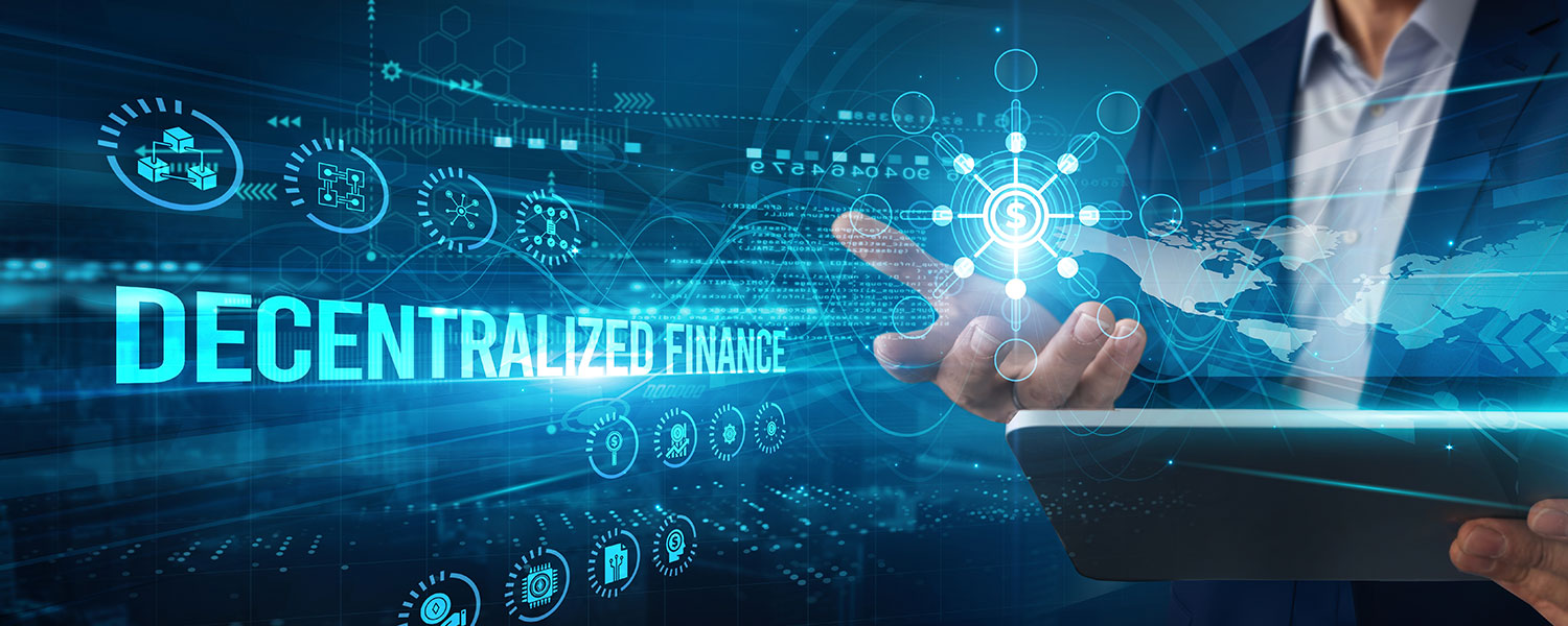 分散型金融とマルチチェーン対応のイメージ