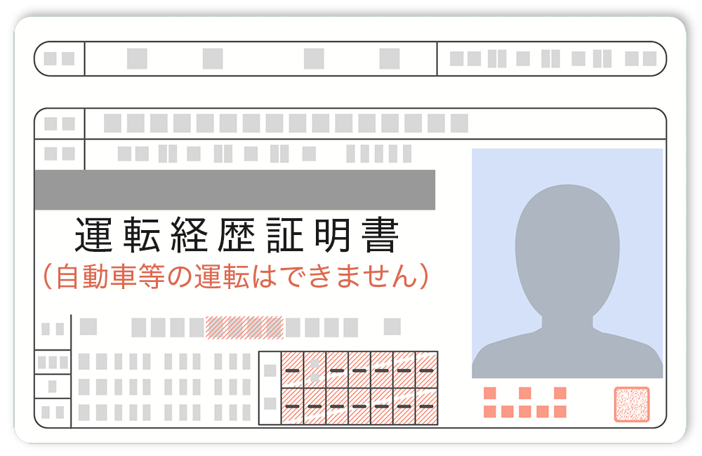 運転経歴証明書の見本