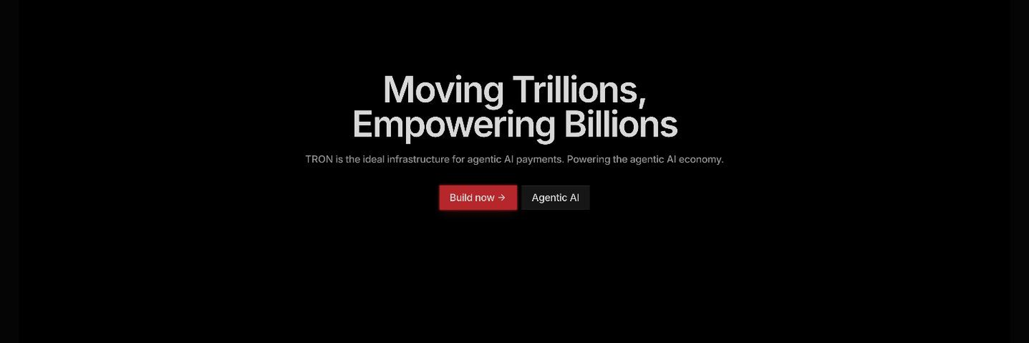 TRON公式ページのスクリーンショット